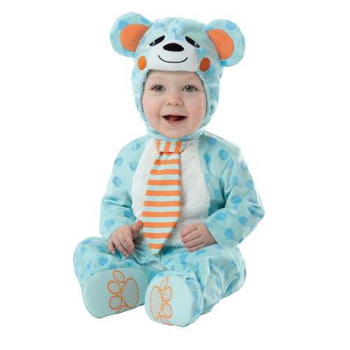 Baby Sleepy Bear Costume, Blue, to Months Spirit Halloween