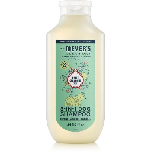 Mrs. Meyers 3-in1 Dog Shampoo, White Peach, 14-fl oz bottle