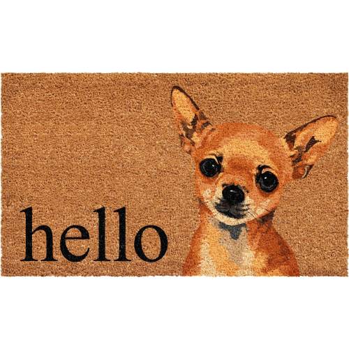 Calloway Mills Black Doberman Outdoor Doormat, 17 x 29-in