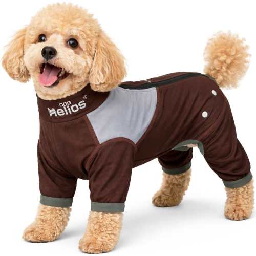 Dog Helios Tail Runner Lightweight 4-Way Stretch Performance Dog Tracksuit, Grey