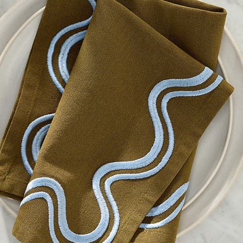 Madeline Embroidered Napkins, Set of 2