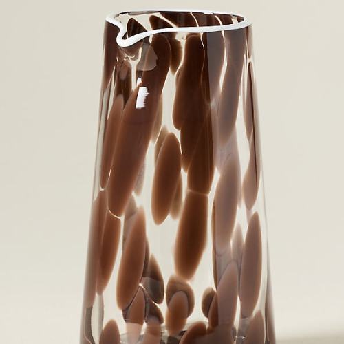 Dapple Dot Hand-Blown Carafe