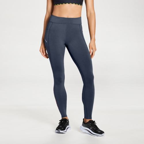 HOKA Womens Performance Tights in Outerspace