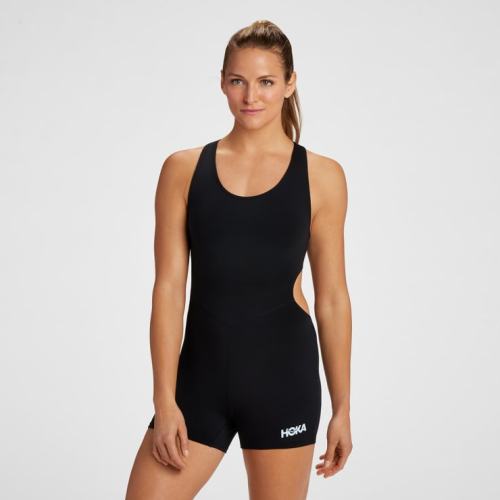 HOKA Womens Playsuit in Black
