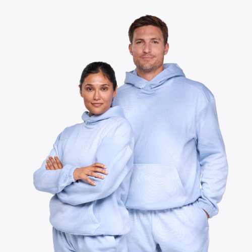 HOKA Essential Hoodie in Cloud Topo