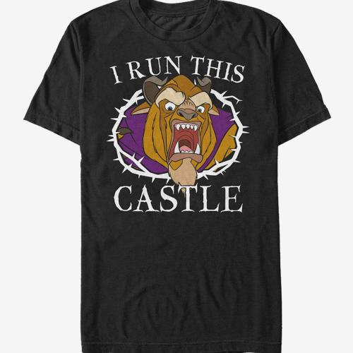 Disney Beauty Beast I Run This Castle T-Shirt
