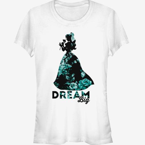 Disney Belle Dream Big Floral Print Girls T-Shirt