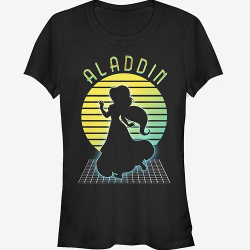 Disney Retro Jasmine Grid Girls T-Shirt