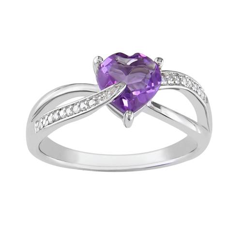 Stella Grace Sterling Silver Diamond Accent Ring, Womens