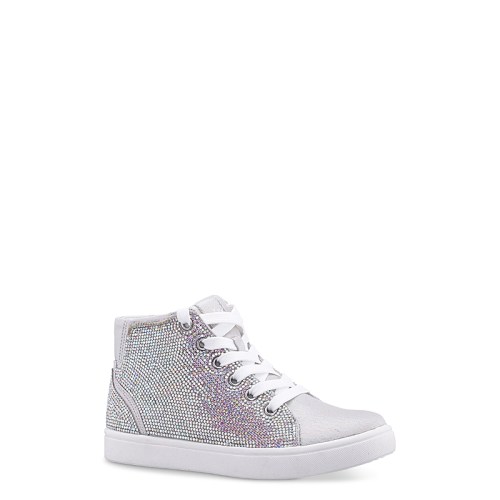 Nina Girls High Top Zip Lace Up Sneakers