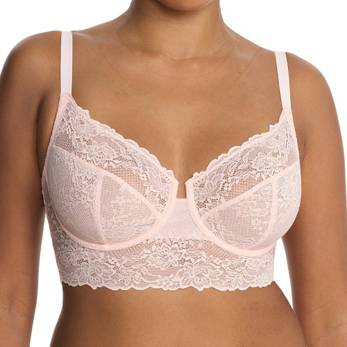 Natori Heavenly Full Coverage Longline Lace Underwire Bra