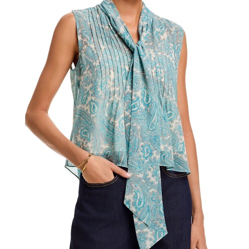 Cinq a Sept Hendrix Paisley Top