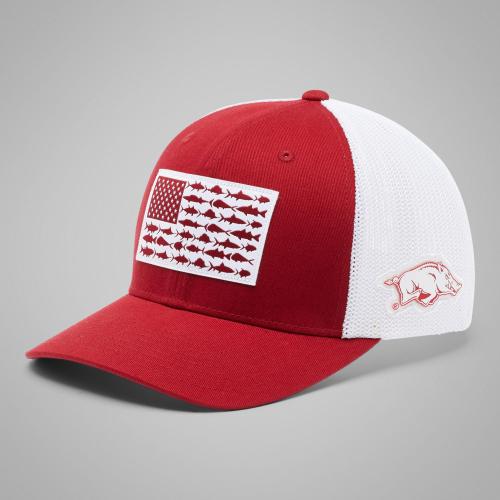 Columbia PFG Mesh Fish Flag Ball Cap