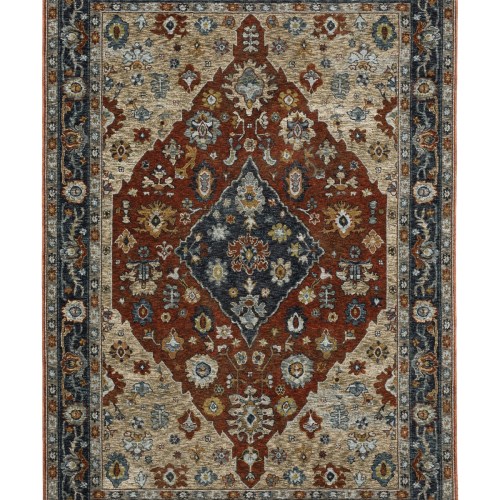 Oriental Weavers Keira KEI05 23×76 Runner Area Rug – Rust
