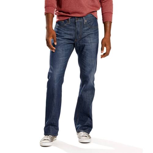 Mens Levis 505 Regular Fit Stretch Jeans, Size: 32X30, Hole In The Wall