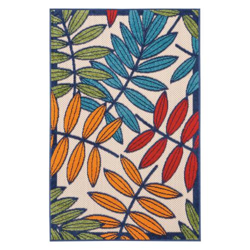 Nourison Aloha Great Vines Indoor Outdoor Rug, Multicolor