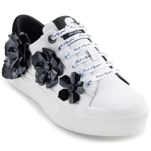 Karl Lagerfeld Paris Womens Lace-Up Sneakers