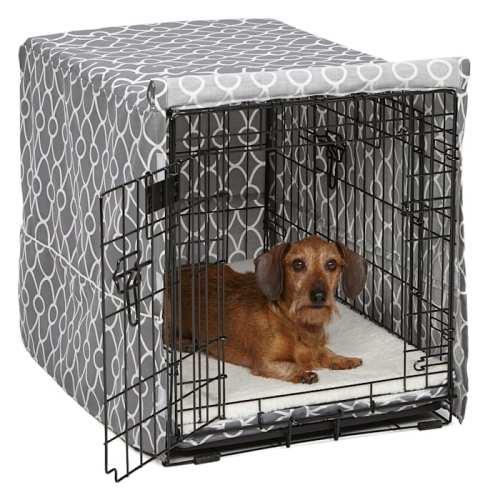 Midwest Quiet Time Defender Crate Cover for Dogs, L