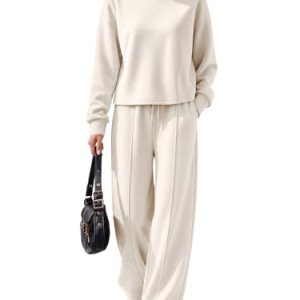 Women’s Mock Neck Sweatsuit 2 Piece