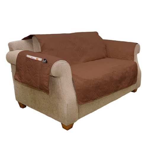 Pet Adobe Waterproof Couch Cover for Dogs, L X W X 0.25 H, Brown