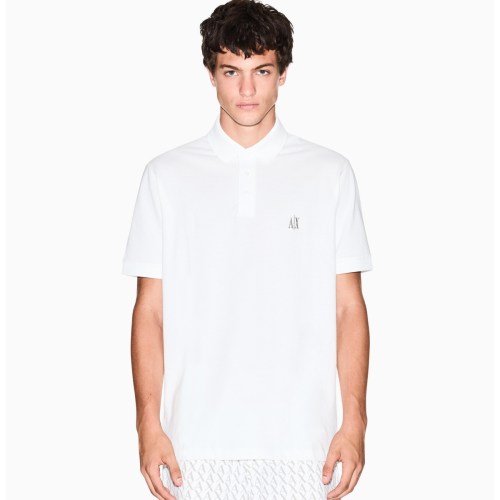A | X Armani Exchange Mens Polo Shirt Off White
