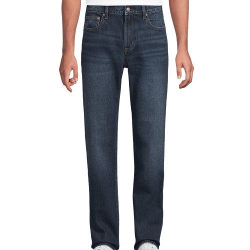 Lands End Mens Rigid Classic Fit Jean Medium wash