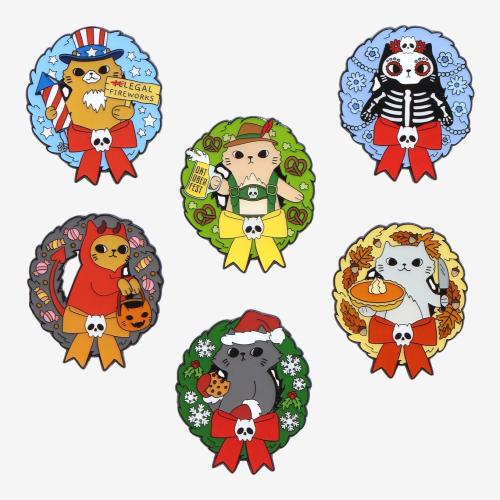 Horror Cats Blind Box Enamel Pin Hot Topic Exclusive