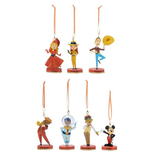Disneyland 70th Anniversary Vault Collection Figural Ornament Set