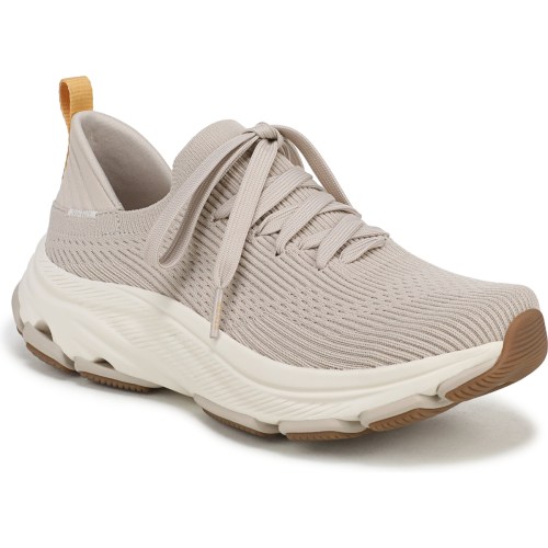 Ryka Womens Devine Max Classic Lace-Up Walking Sneakers – Gardenia White Mesh/Faux Suede
