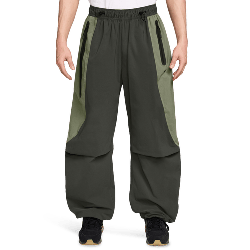 Nike Mens Tech Woven Pro Oversized Pants – Cave Stone/Cool Grey/Black