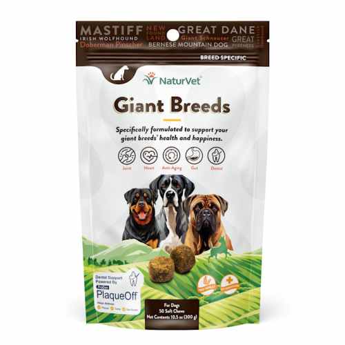 NaturVet Breed Specific Soft Chews, Count of 50
