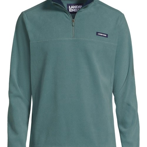 Lands End Womens Anyweather Fleece Quarter Zip Pullover