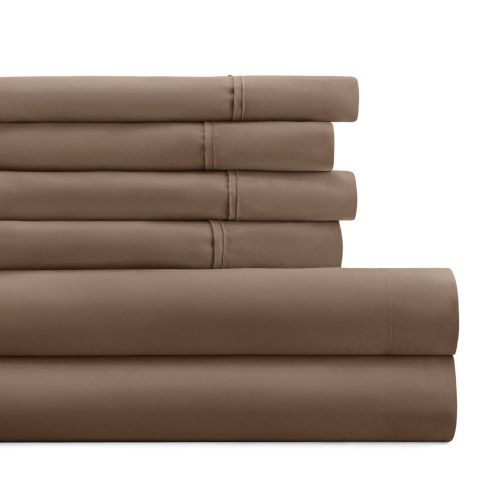 Home Collection Luxury Ultra Soft Sheet Set and Pillowcases, Light Gray