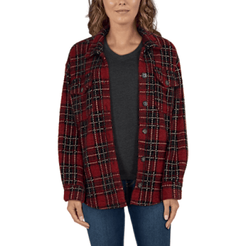 Natural Reflections Plaid Shirt Jac Plaid