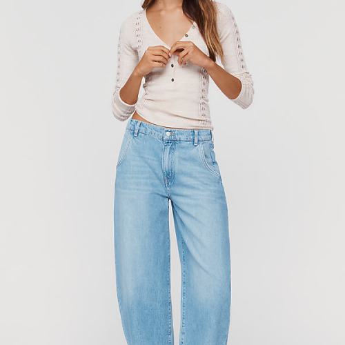 High Rise Balloon Jeans