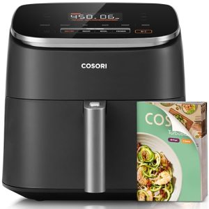TurboBlaze Air Fryer, 9-in-1, 6 Qt, PFAS-Free Ceramic Coating