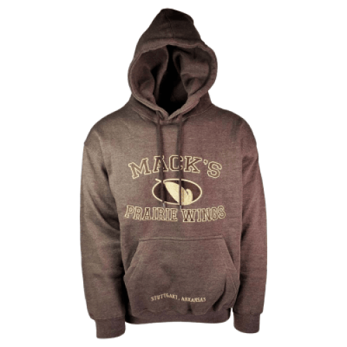 Macks Prairie Wings Magnum 12 Hoodie for Brown Heather