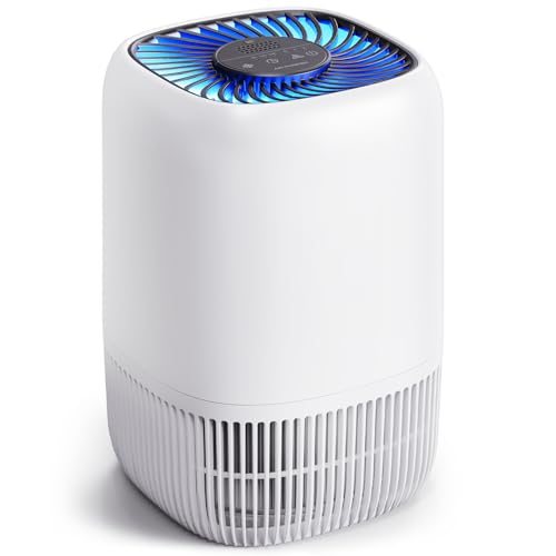 Air Purifiers for Home, High Efficiency Filter Up to 1076 Ft², White