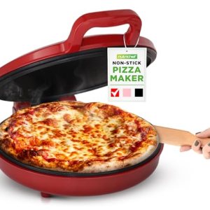 Non-Stick Electric Pizza Cooker | Make 12″ Personal Pizzas, Eggs, Toast & More