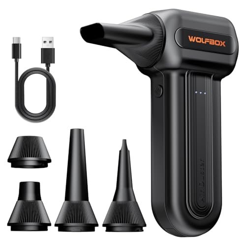 Compressed Air Duster, 3-Speed Adjustable, Electric, Cordless
