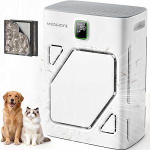 Pet Air Purifier for Home, Dual-sided Intake Air Purifier