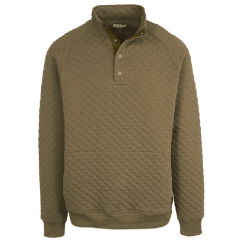 RedHead Quilted Snap Long-Sleeve Pullover for Men