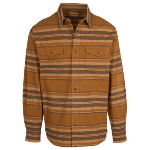 RedHead Ranch Tully Creek Blanket Flannel Long-Sleeve Shirt – Rasin Stripe