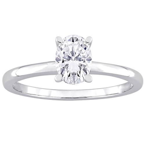 Stella Grace Sterling Silver Lab-Created White Sapphire Ring Womens