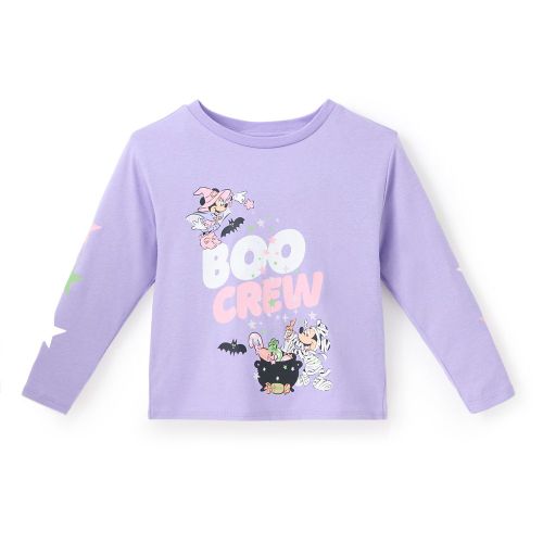 Mickey and Minnie Mouse Halloween Long Sleeve Fashion T-Shirt for Girls Official shopDisney