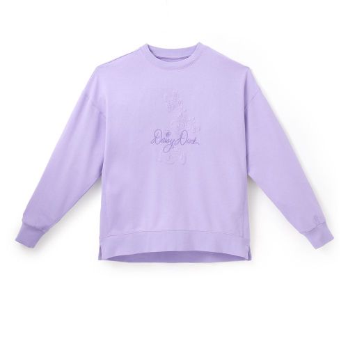 Daisy Duck Fashion Pullover Sweatshirt for Women Lavender Official shopDisney