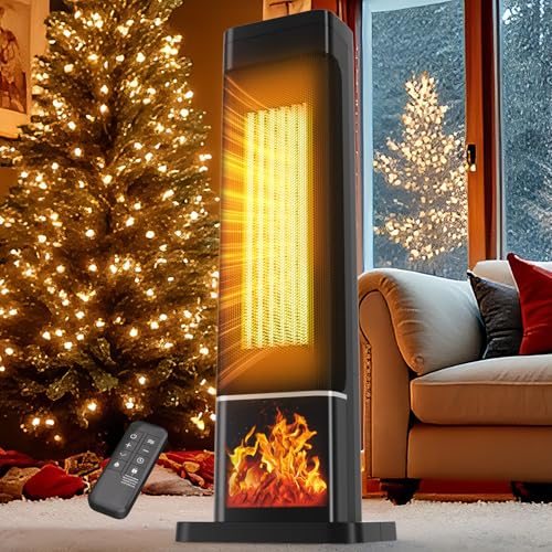 Space Heater Large Room, 1500W Electric Heaters for Indoor Use