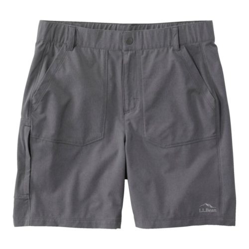 Womens Comfort Cycling Shorts with Liner Alloy Gray Synthetic L. L.Bean