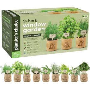 9 Herb Indoor Window Garden Kit – House Plants Seeds
