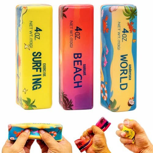 3-PCS Slow Rising Butter Squishy Fidget Toys